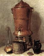 The Copper Drinking Fountain jean-Baptiste-Simeon Chardin
